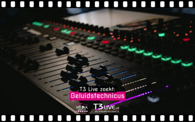 T3 Live: Geluidstechnicus