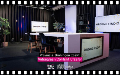 Provincie Groningen: Videograaf/Content Creator