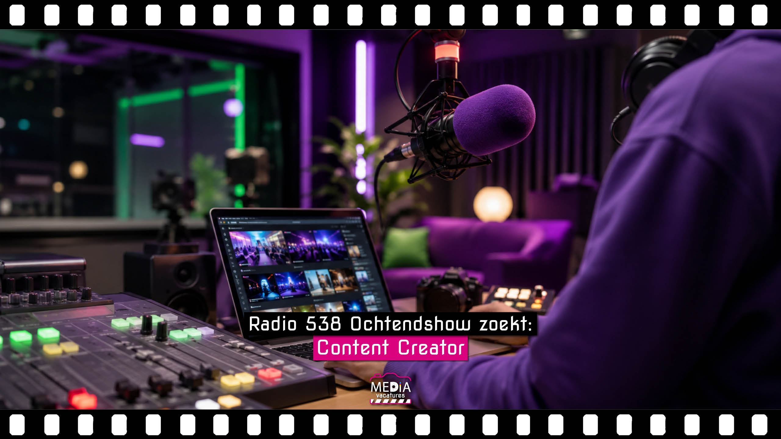 Radio 538 Ochtendshow - Content Creator - Mediavacatures.com